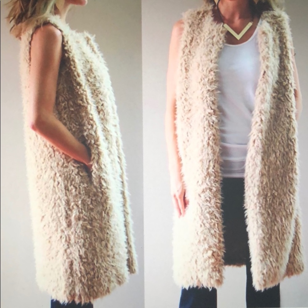 Shearling Vest Small NWT